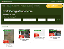 Tablet Screenshot of northgeorgiatrader.com